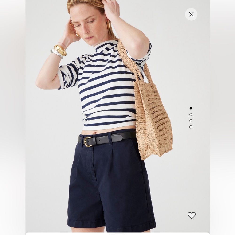 J. Crew Pleated capeside chino short